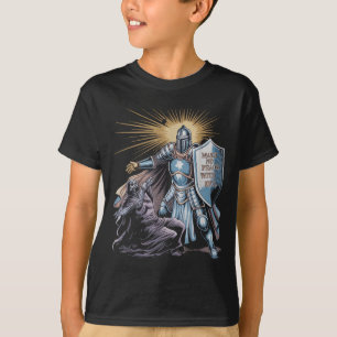 Schließe keinen Frieden mit dem Bösen Erzengel Mic T-Shirt