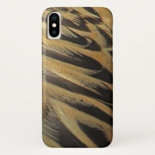 Schließen Duck Feathers Foto Brown Stripe Muster Case-Mate iPhone Hülle