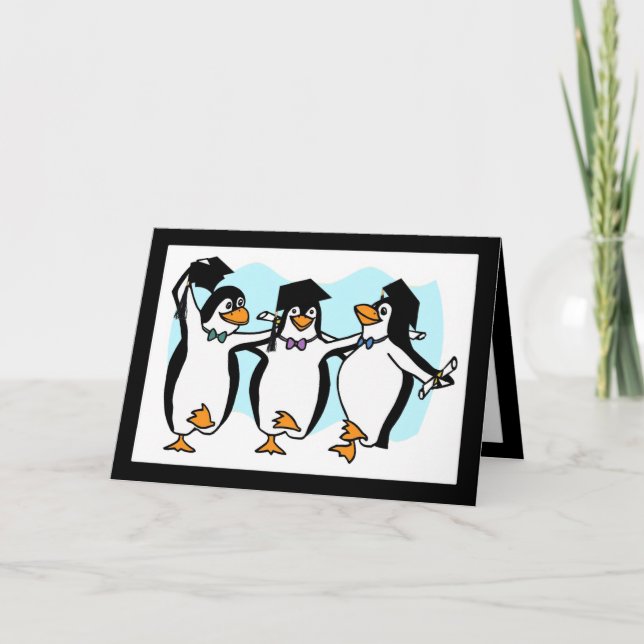 Schließen Pinguine Karte (Vorderseite)