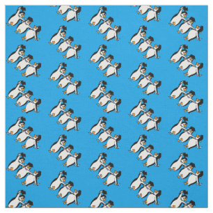 Schließen Pinguine Stoff