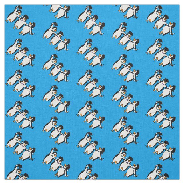 Schließen Pinguine Stoff (Muster)