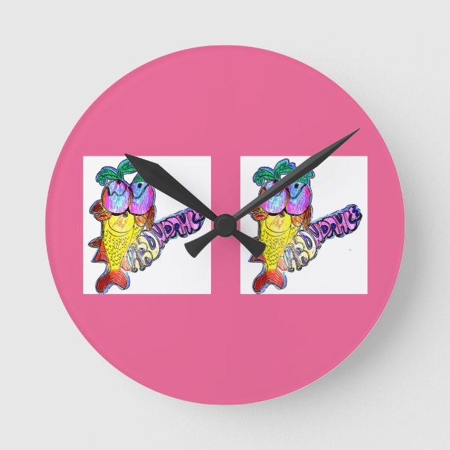 SCHLIESSEN RUNDE WANDUHR (Vorderseite)