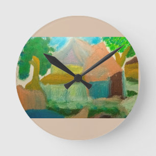 SCHLIESSEN RUNDE WANDUHR