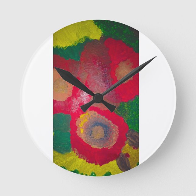 SCHLIESSEN RUNDE WANDUHR (Vorderseite)