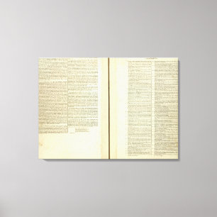 Schließen Sie Abstammungs ab, historisch, Leinwanddruck