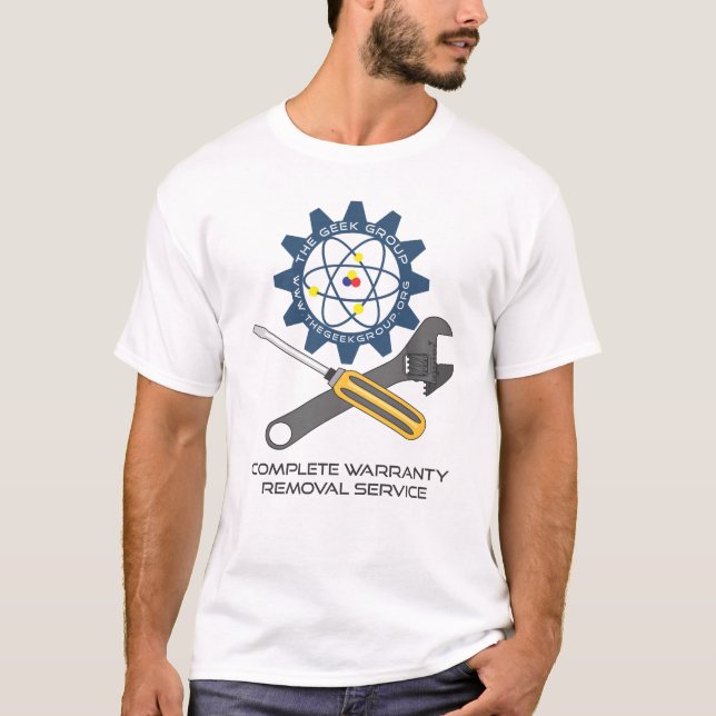 Schließen Sie Garantie-Abbau-Service ab T-Shirt (Vorderseite)