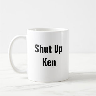 Schließen Sie Ken Kaffeetasse