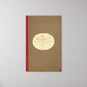 Schließen Sie Kurs von Geografie ab Leinwanddruck