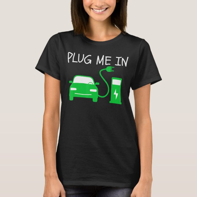 Schließen Sie mich in den EV-Lebenszyklus-Öko an,  T-Shirt (Vorderseite)