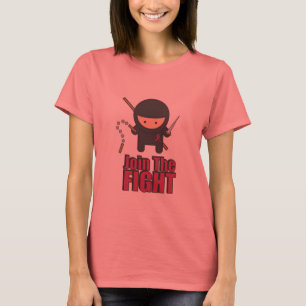 Schließen Sie sich dem Kampf gegen Brustkrebs an T-Shirt