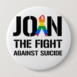 Schließen Sie sich dem Kampf gegen homosexuellen Button