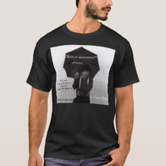 Schließen Sie sich dem "Leben ist schöne" Bewegung T-Shirt