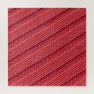 Schließen Sie Stripy Häkelstruktur Textur.