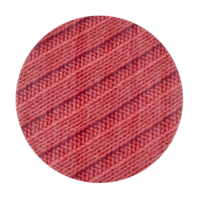 Schließen Sie Stripy Häkelstruktur Textur. Schneidebrett (Vorderseite)