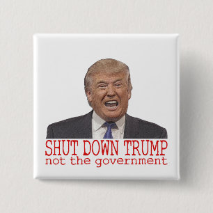 Schließen Sie Trumpf, nicht die Regierung Button