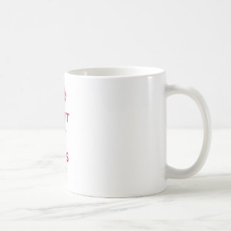 Schließen Sie und küssen Sie mich Kaffeetasse