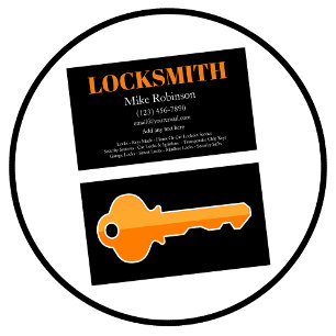 Schließfachdienstleistungen im modernen Stil - Vis Visitenkarte
