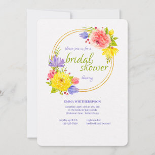 Schließlich Frühlings-Brautparty-Einladung Einladung