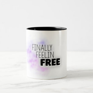 Schließlich geben Feelin Tasse frei