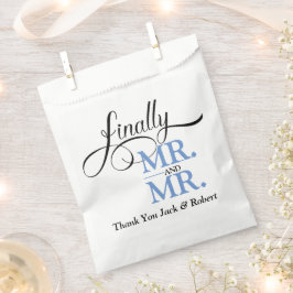 Schließlich Herr und Herr Wedding Empfang Geschenktütchen