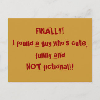 Schließlich Postkarte