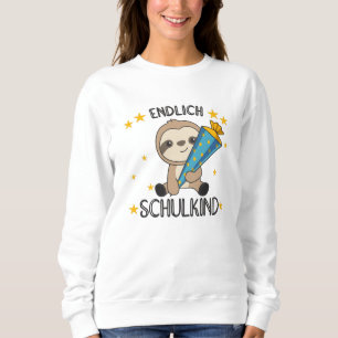 Schließlich Schulkind Fault School Bag Einschreibu Sweatshirt