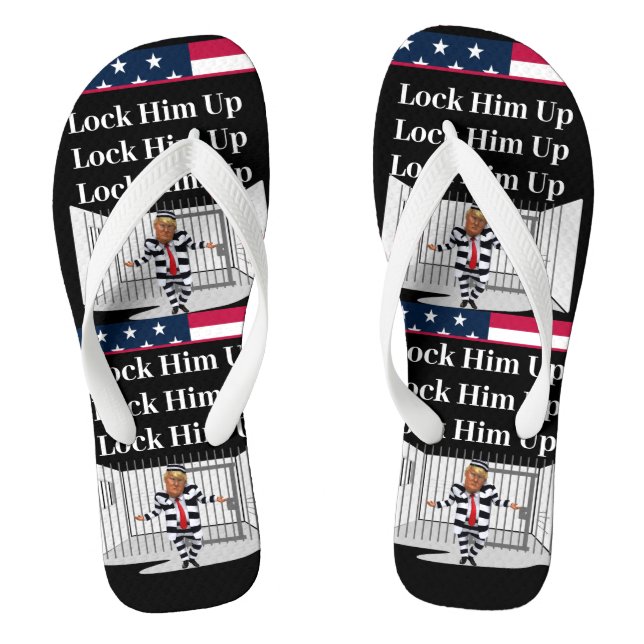 Schließt Trump auf Flip Flops (Fußbett)