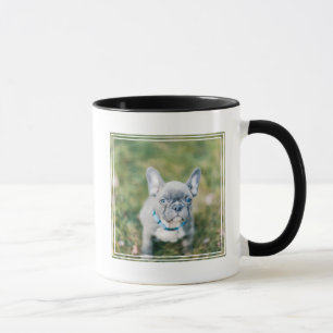 Schließung eines französischen Bulldog Tasse