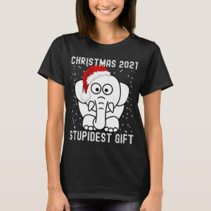 Schlimmeres weißes Elefantengeschenk für Erwachs T-Shirt