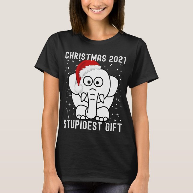 Schlimmeres weißes Elefantengeschenk für Erwachsen T-Shirt (Vorderseite)