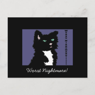 Schlimmster Albtraum! Postkarte