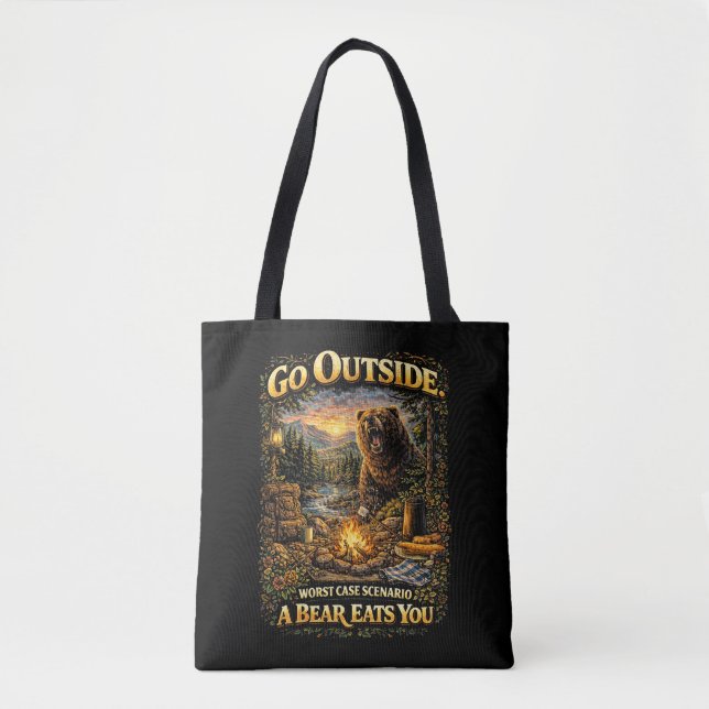 Schlimmster Fall in der Wildnis Tasche (Vorderseite)