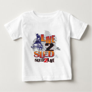 Schlitten 2 Leben Leben 2 Schlitten Baby T-shirt