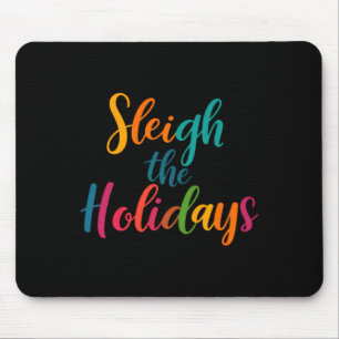 Schlitten Die Feiertage Kleinkind  Mousepad