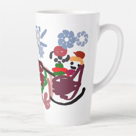 Schlitten Winter Milchtasse