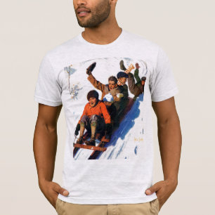 Schlittenfahren T-Shirt