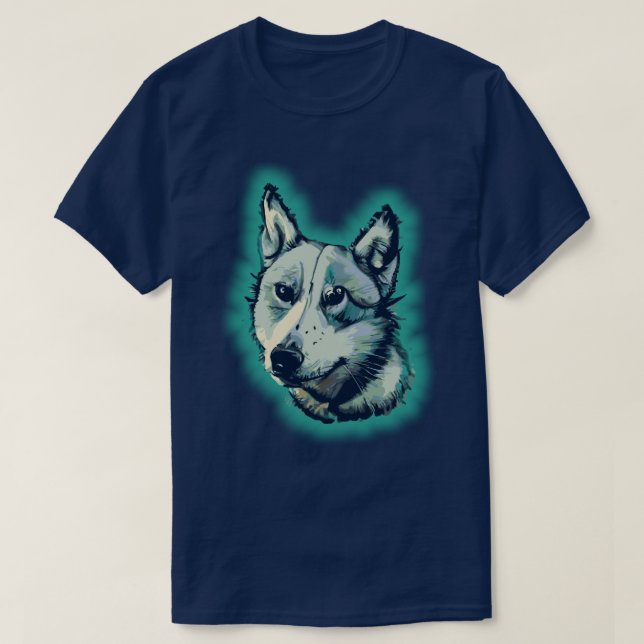 Schlittenhund-T - Shirt (Design vorne)
