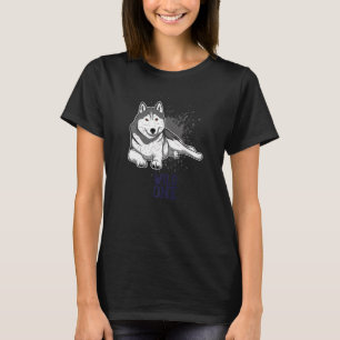 Schlittenhunde Husky Hunde Rasse 26 T-Shirt