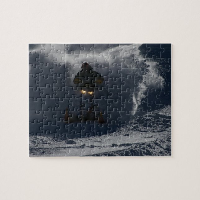 Schlittenlandungspuzzlespiel (Horizontal)