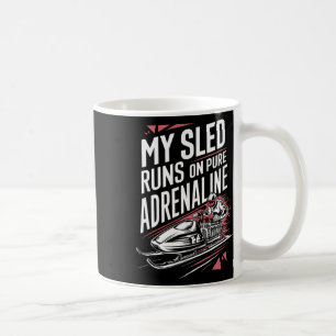 Schlittenschnee Wintersport Winter Outdood Act Kaffeetasse