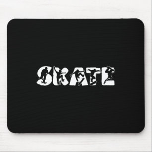Schlittschuh Silhouette Schlittschuhlaufen Skatebo Mousepad