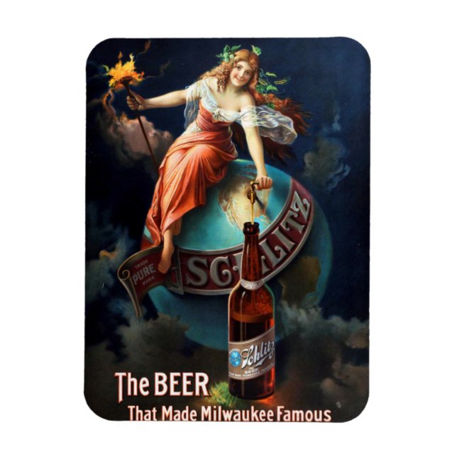 Schlitz Bier Magnet (Vertikal)