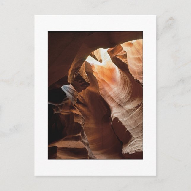 "Schlitz-Schlucht - Vertikale " Postkarte (Vorderseite)