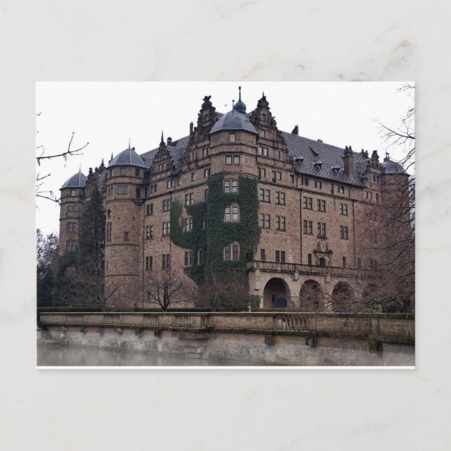 Schloss-1 Postkarte (Vorderseite)