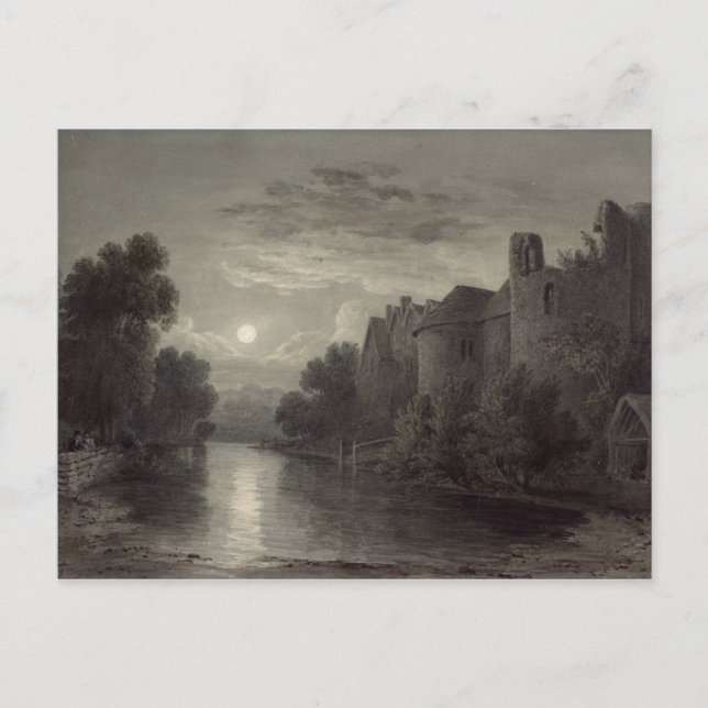 Schloss Allington, in der Nähe von Maidstone, Kent Postkarte (Vorderseite)