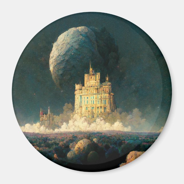 Schloss am Rande der Weltanschauung - Sci-Fi Magnet (Vorne)