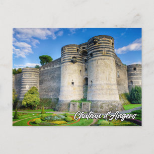 Schloss Angers, Angers, Frankreich Postkarte