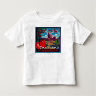 Schloss Apple beschriften - Westbank B.C. Kanada Kleinkind T-shirt