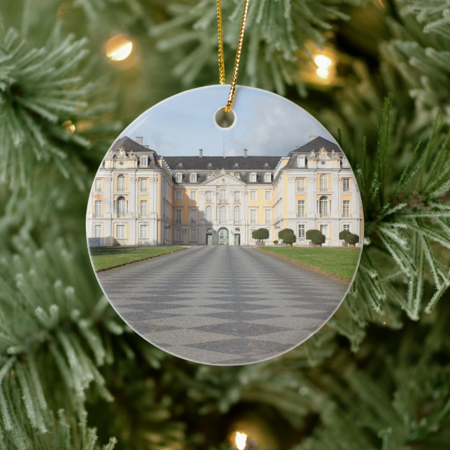 Schloss Augustusburg in Brühl, Deutschland Keramik Ornament (Baum)