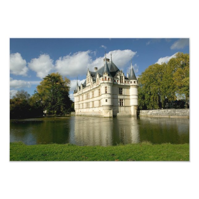 Schloss Azay-le-Rideau, Indre-et-Loire, 4 Fotodruck (Vorne)